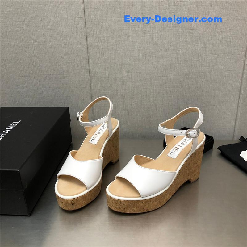 CC fish mouth stiletto sandals