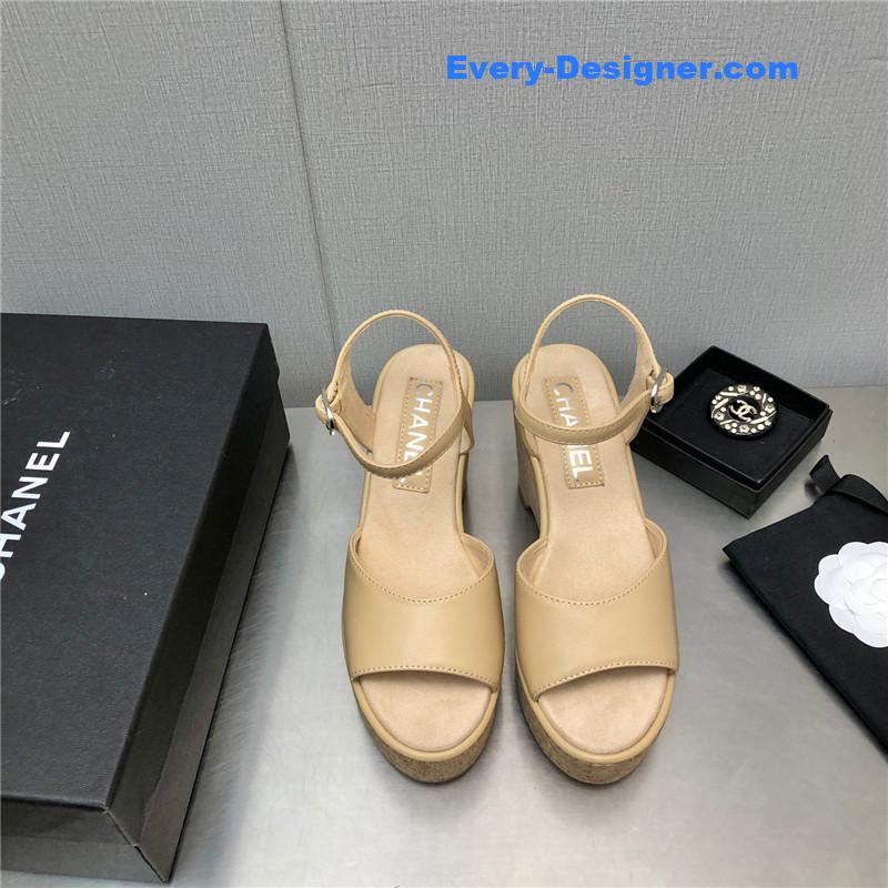 CC fish mouth stiletto sandals