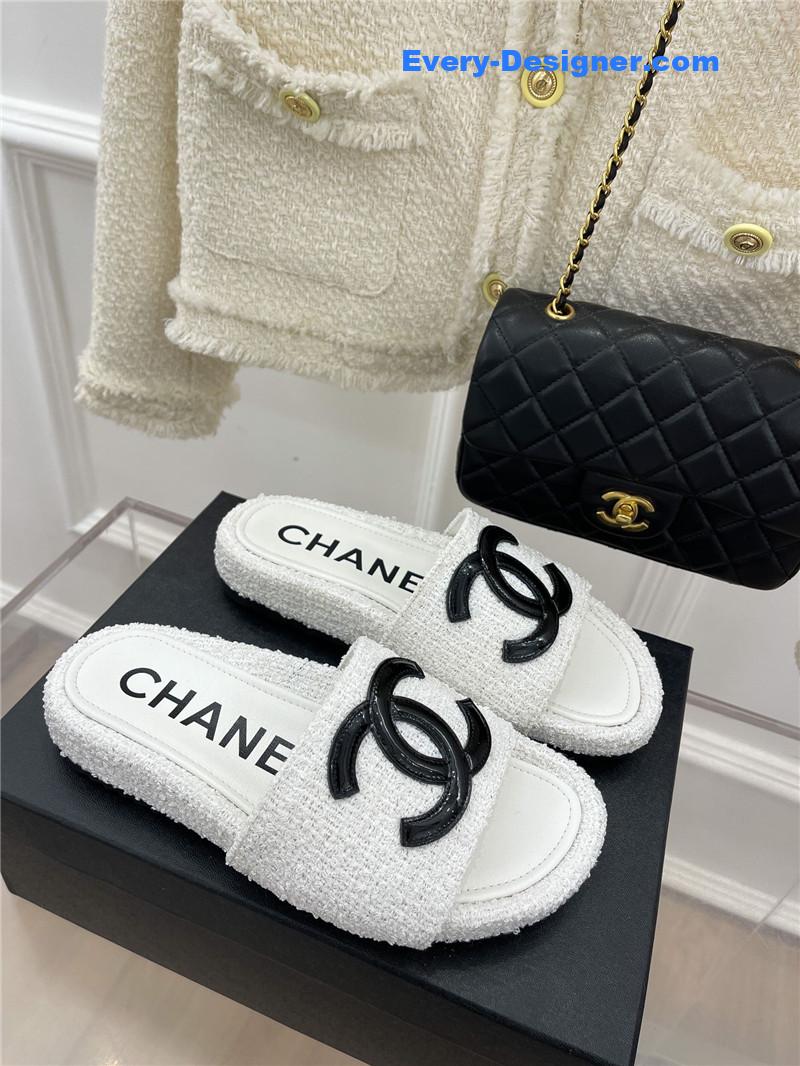 CC new big double C lazy slippers