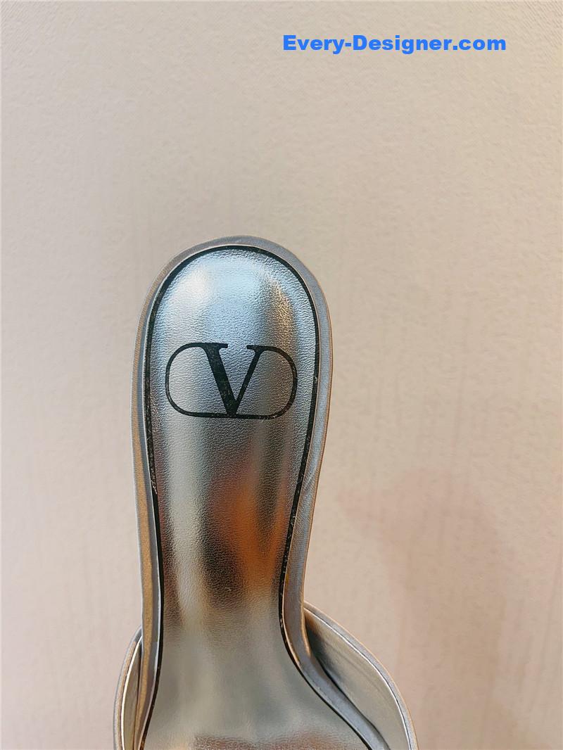 Va1e*ntin0 spring summer all-match high-heeled slippers