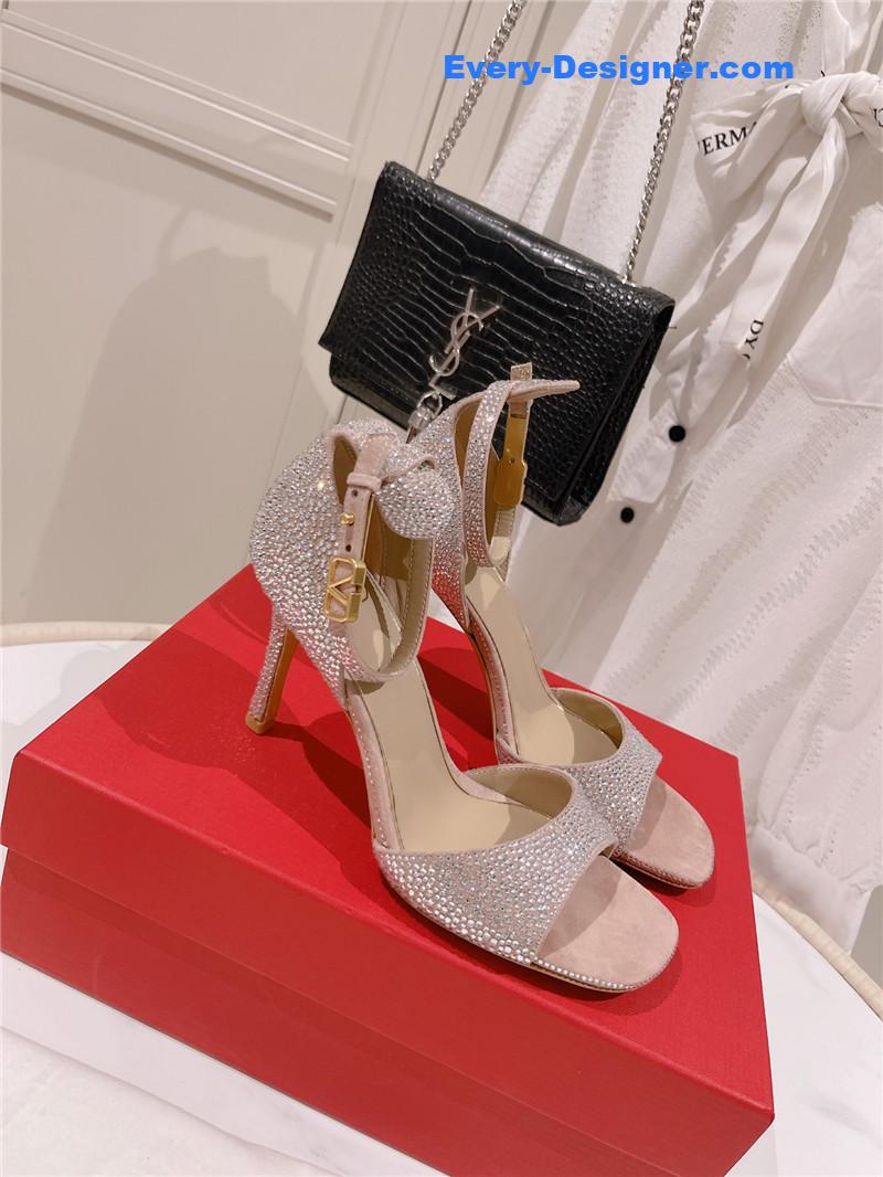 Va1e*ntin0 embossed sandals