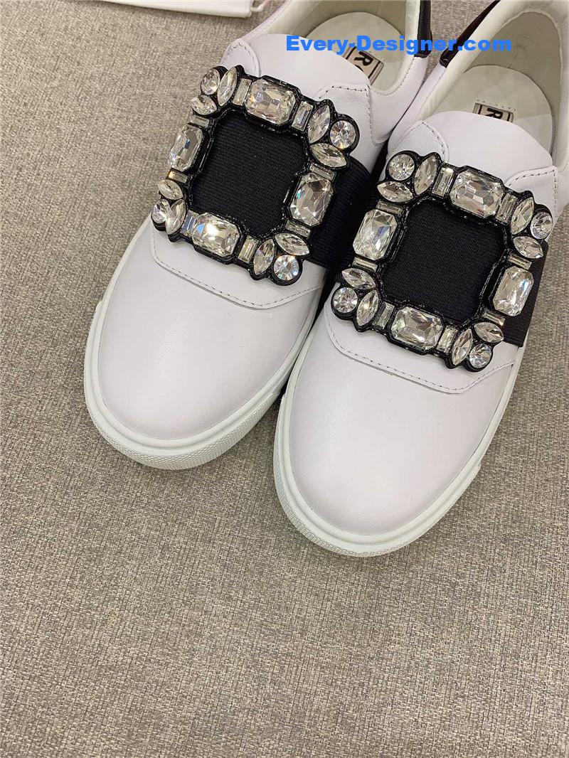 roger u1u1er new d1am0nd buckle casual shoes