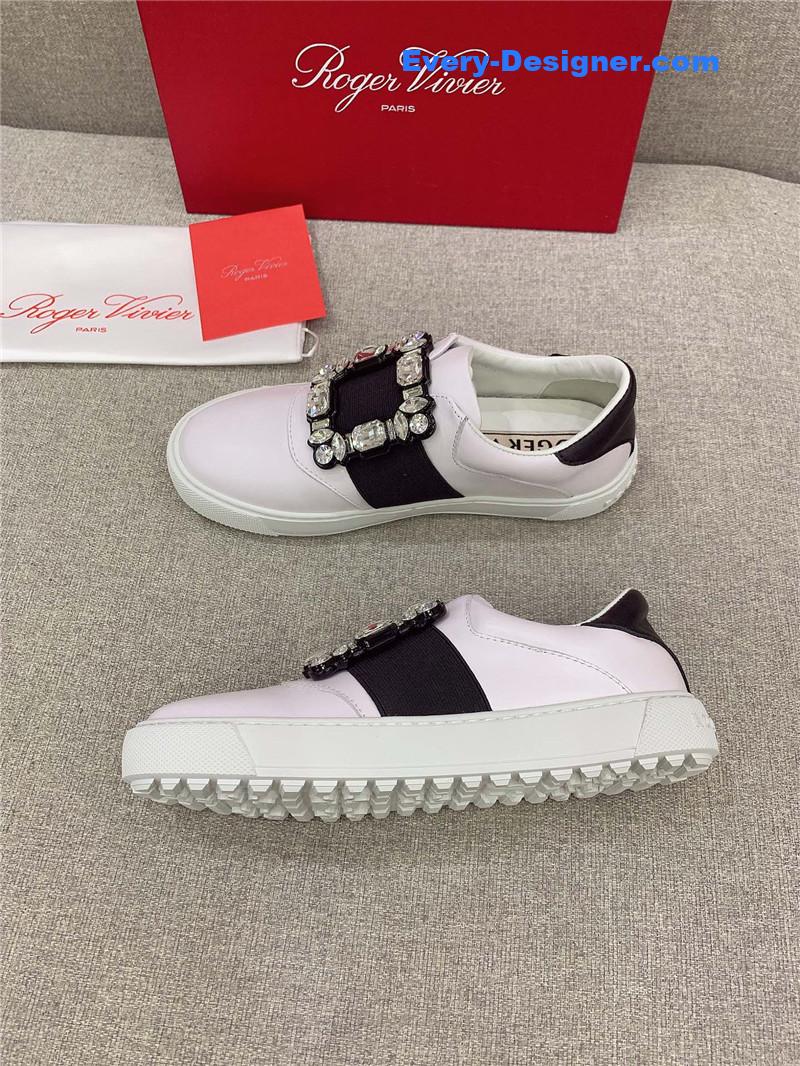 roger u1u1er new d1am0nd buckle casual shoes