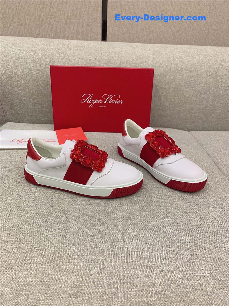 roger u1u1er new d1am0nd buckle casual shoes