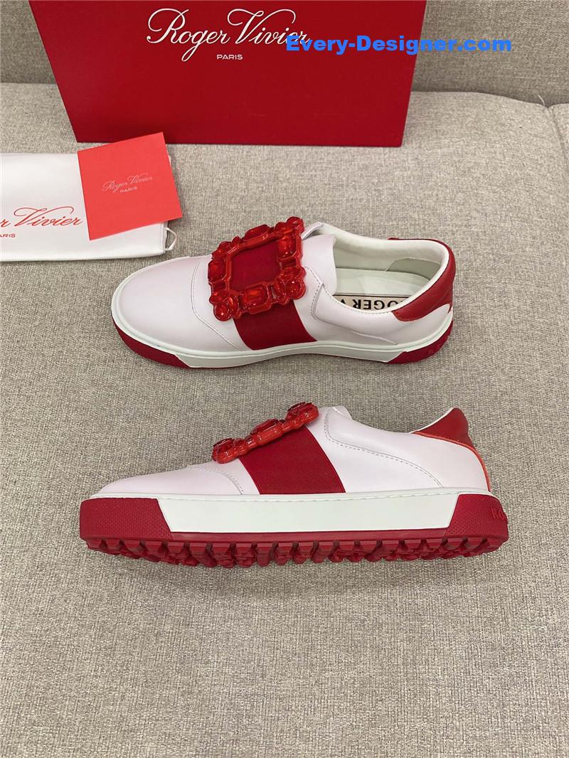 roger u1u1er new d1am0nd buckle casual shoes
