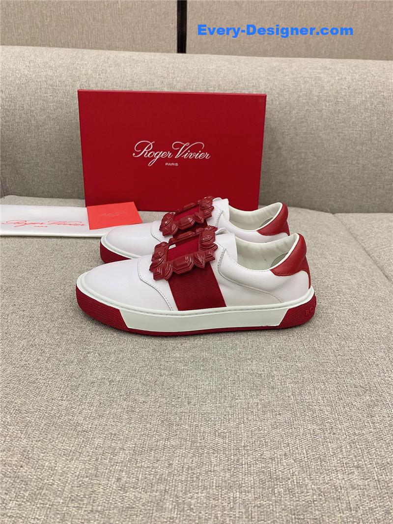 roger u1u1er new d1am0nd buckle casual shoes