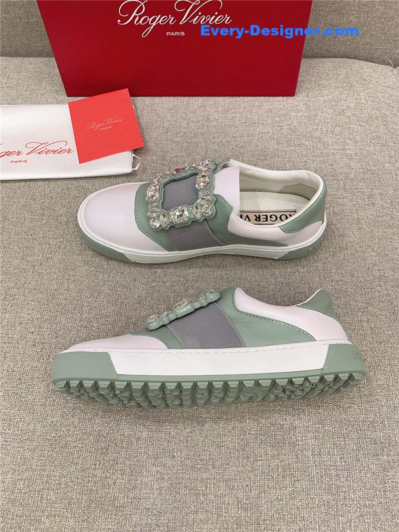 roger u1u1er new d1am0nd buckle casual shoes