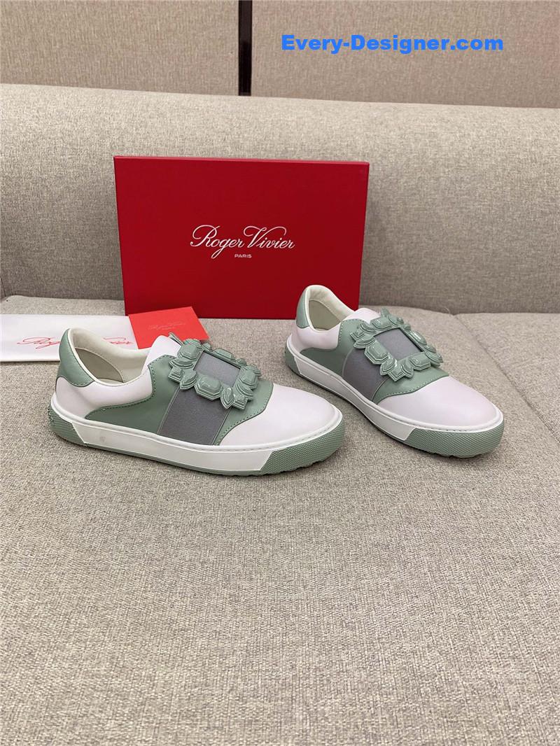roger u1u1er new d1am0nd buckle casual shoes