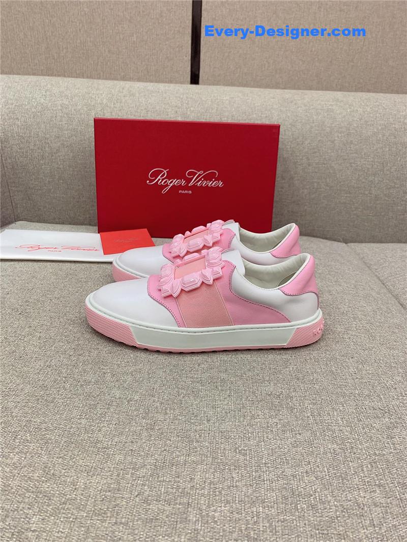 roger u1u1er new d1am0nd buckle casual shoes