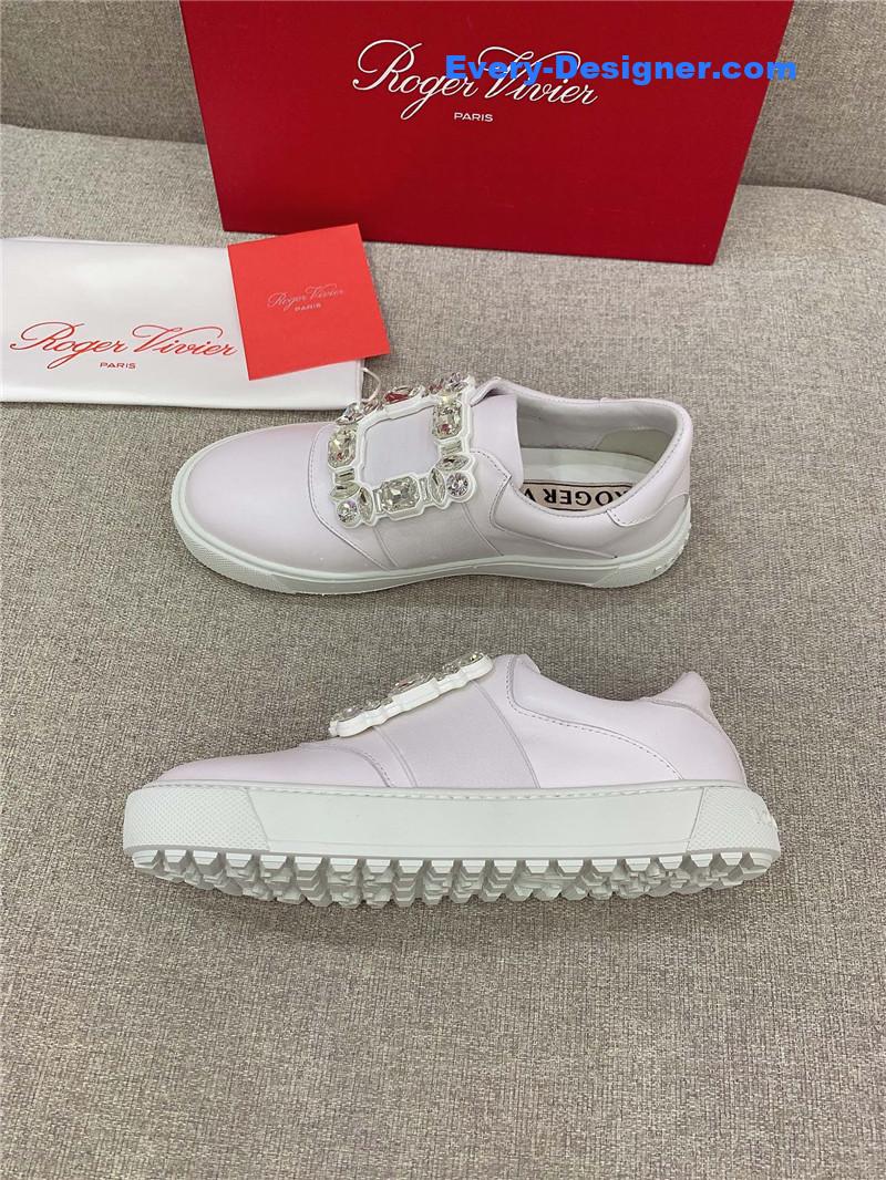 roger u1u1er new d1am0nd buckle casual shoes