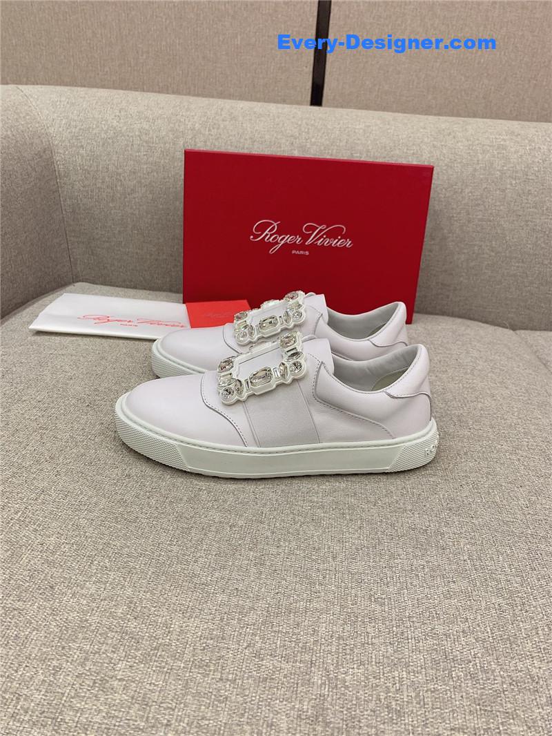 roger u1u1er new d1am0nd buckle casual shoes