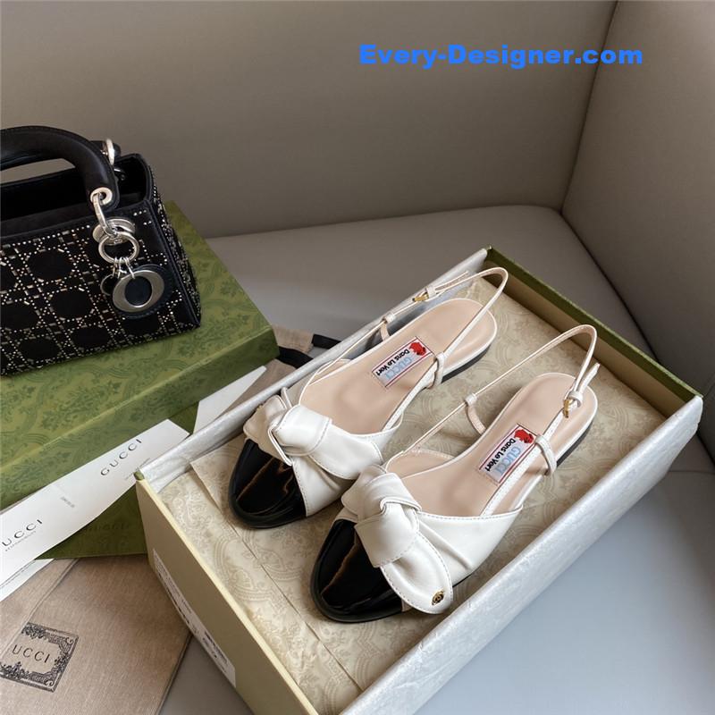 Gvc*1 new bunny ear bowknot ballet shoes
