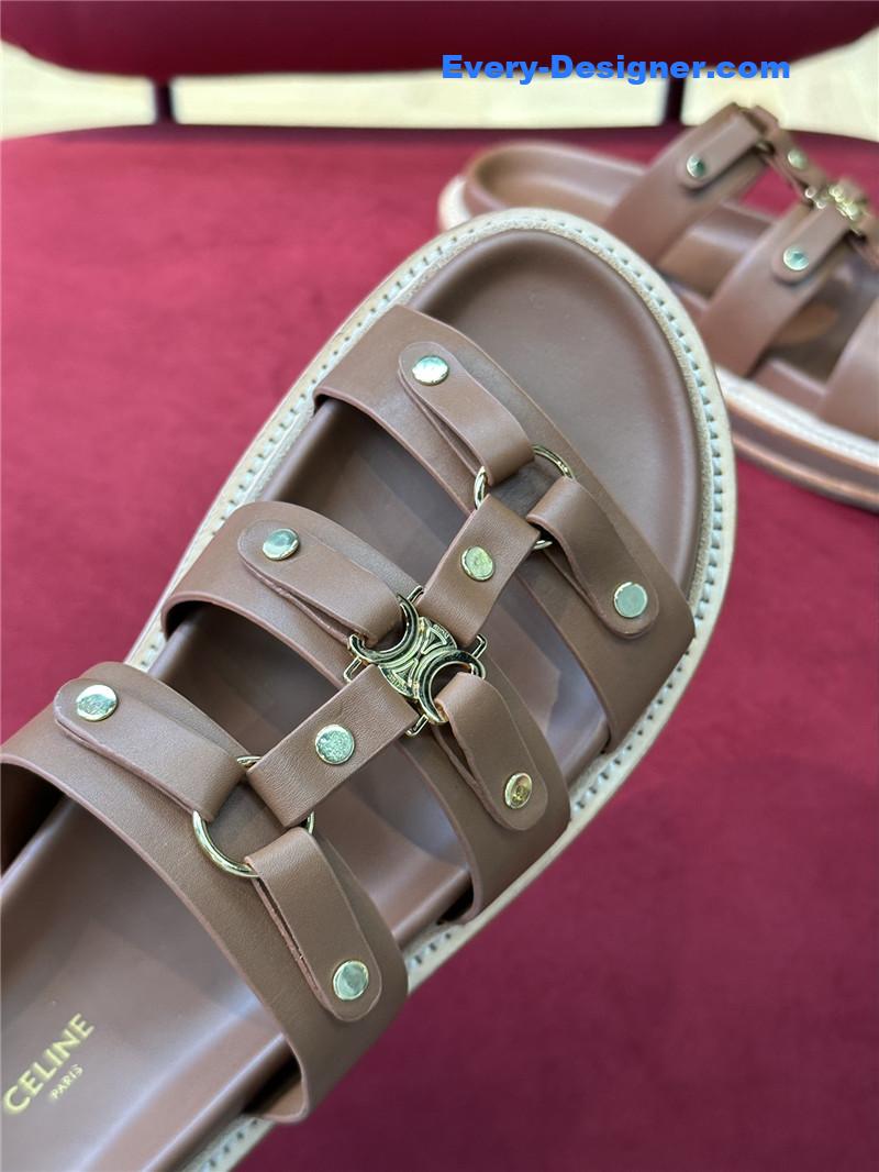 Ce1i*e spring and summer triumphal arch roman slippers