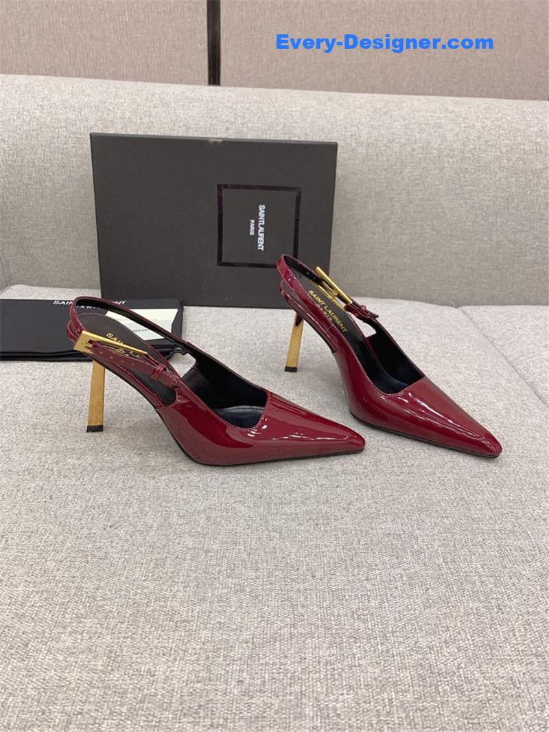 Versace Pointed Toe Heels Sandals