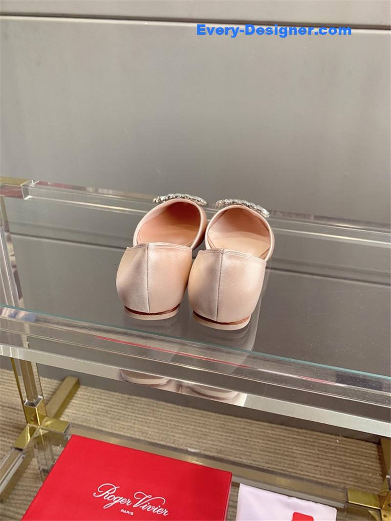roger u1u1er new hollow square buckle flat bottom