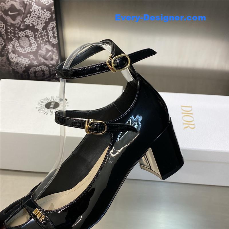 D10r retro roman style low heel doll women’s shoes