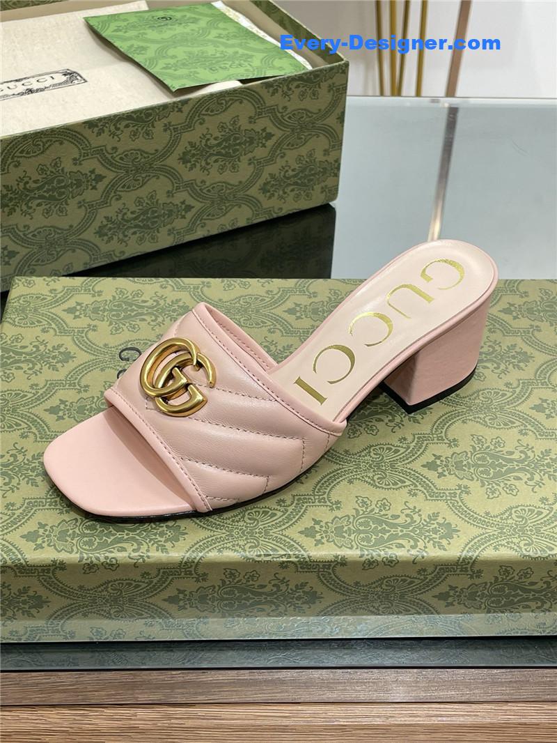 Gvc*1 gg buckle sandals slippers