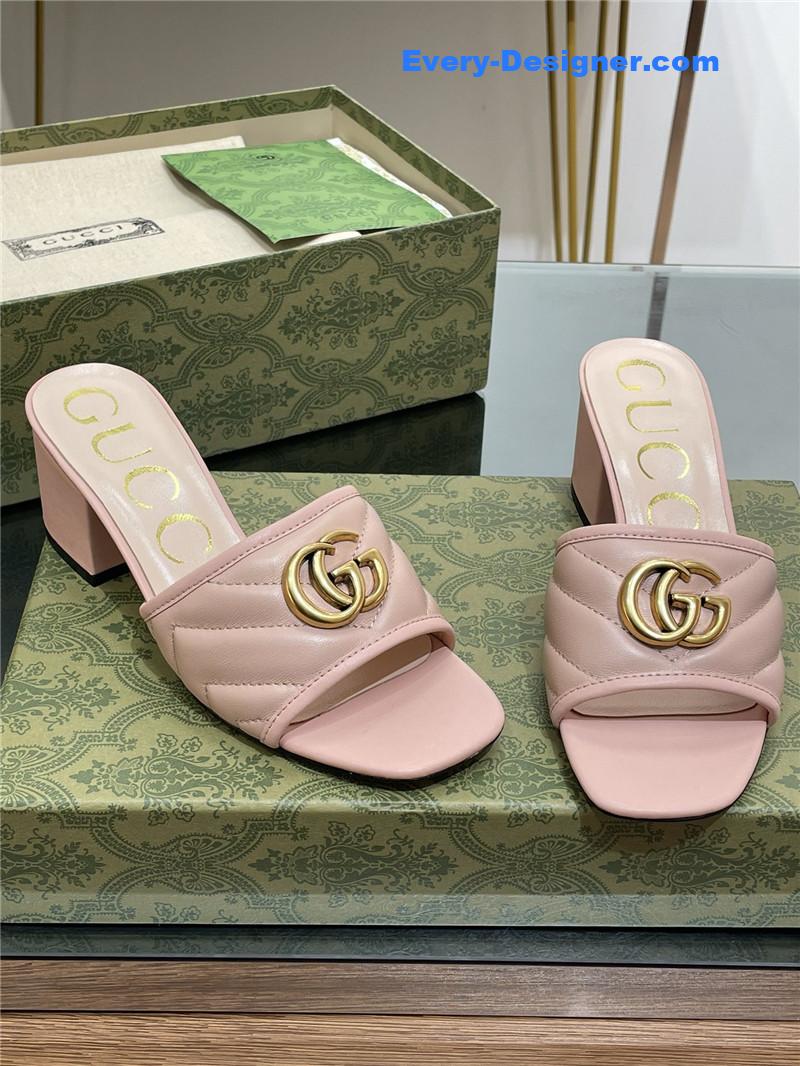 Gvc*1 gg buckle sandals slippers