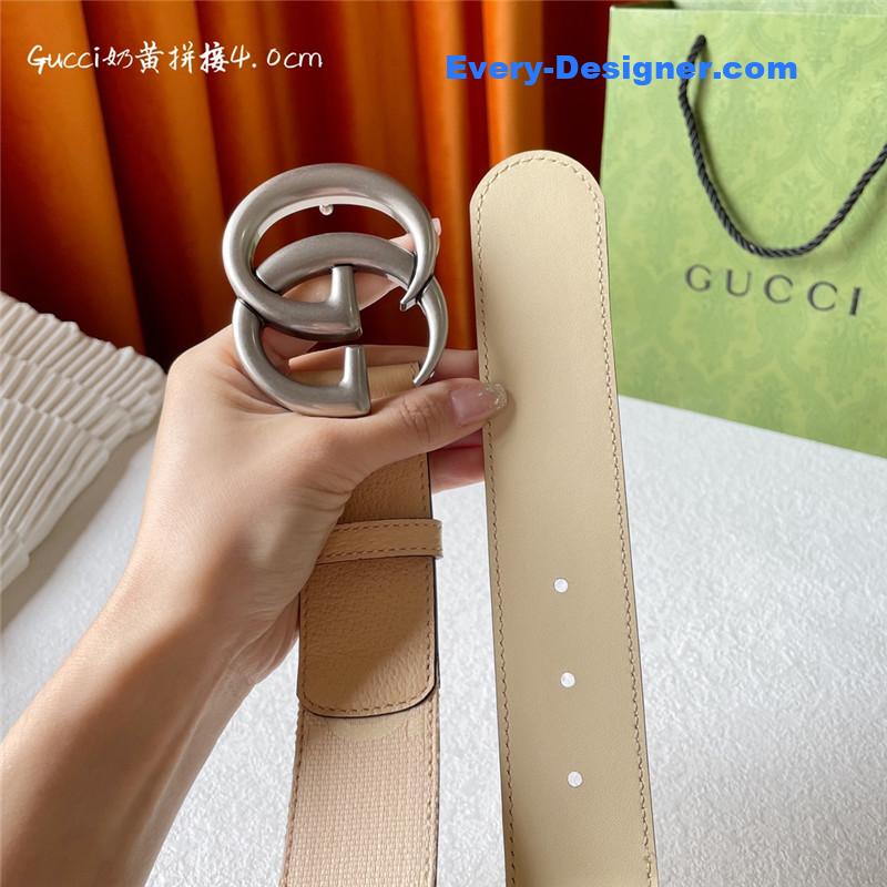 Gvc*1 belt with double g logo buckle