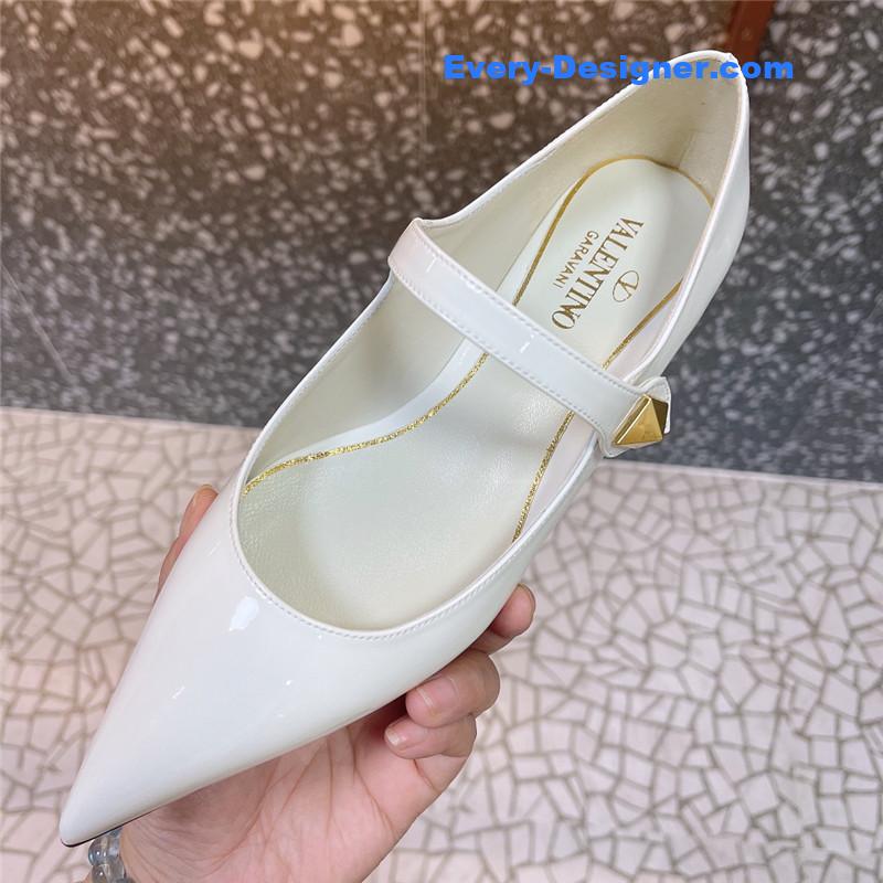 Va1e*ntin0 new mary jane high-heeled shoes