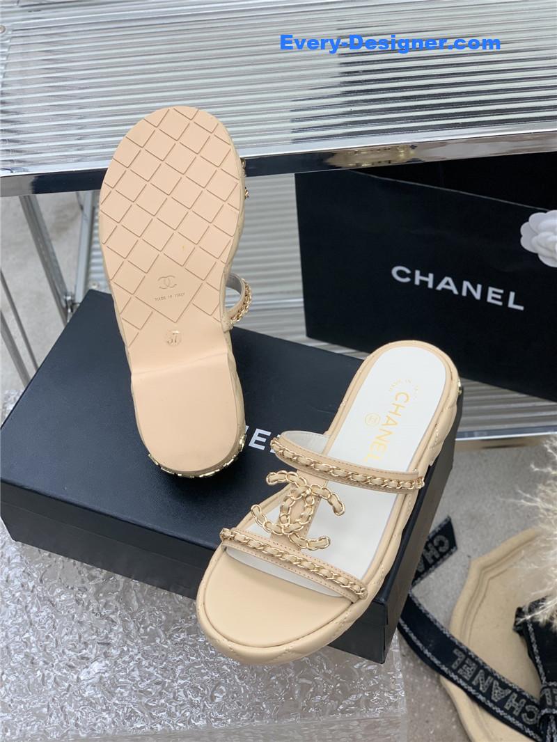 CC new silk sheepskin slippers