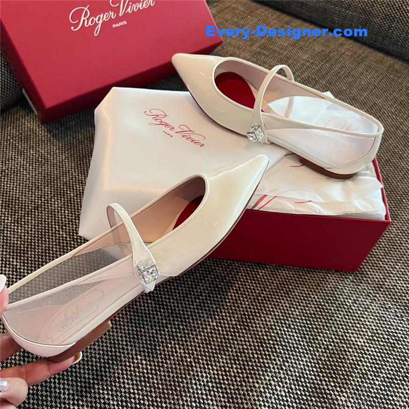 roger u1u1er new side drill buckle high heels