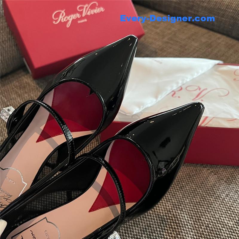 roger u1u1er new side drill buckle high heels