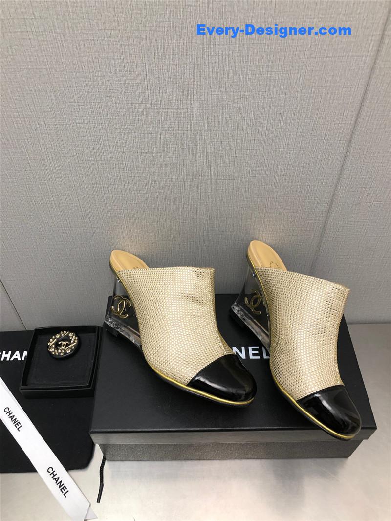CC counter catwalk platform slippers