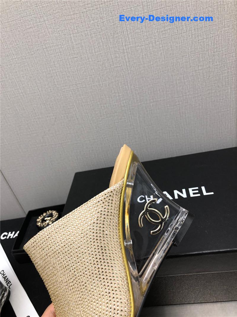 CC counter catwalk platform slippers