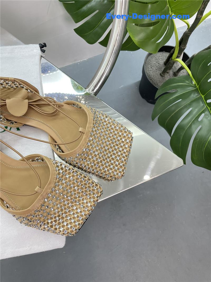 b0tt*ga ven*ta new mesh D1am0nd roman series sandals