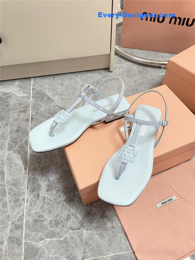 M1um1u spring and summer catwalk new sandals
