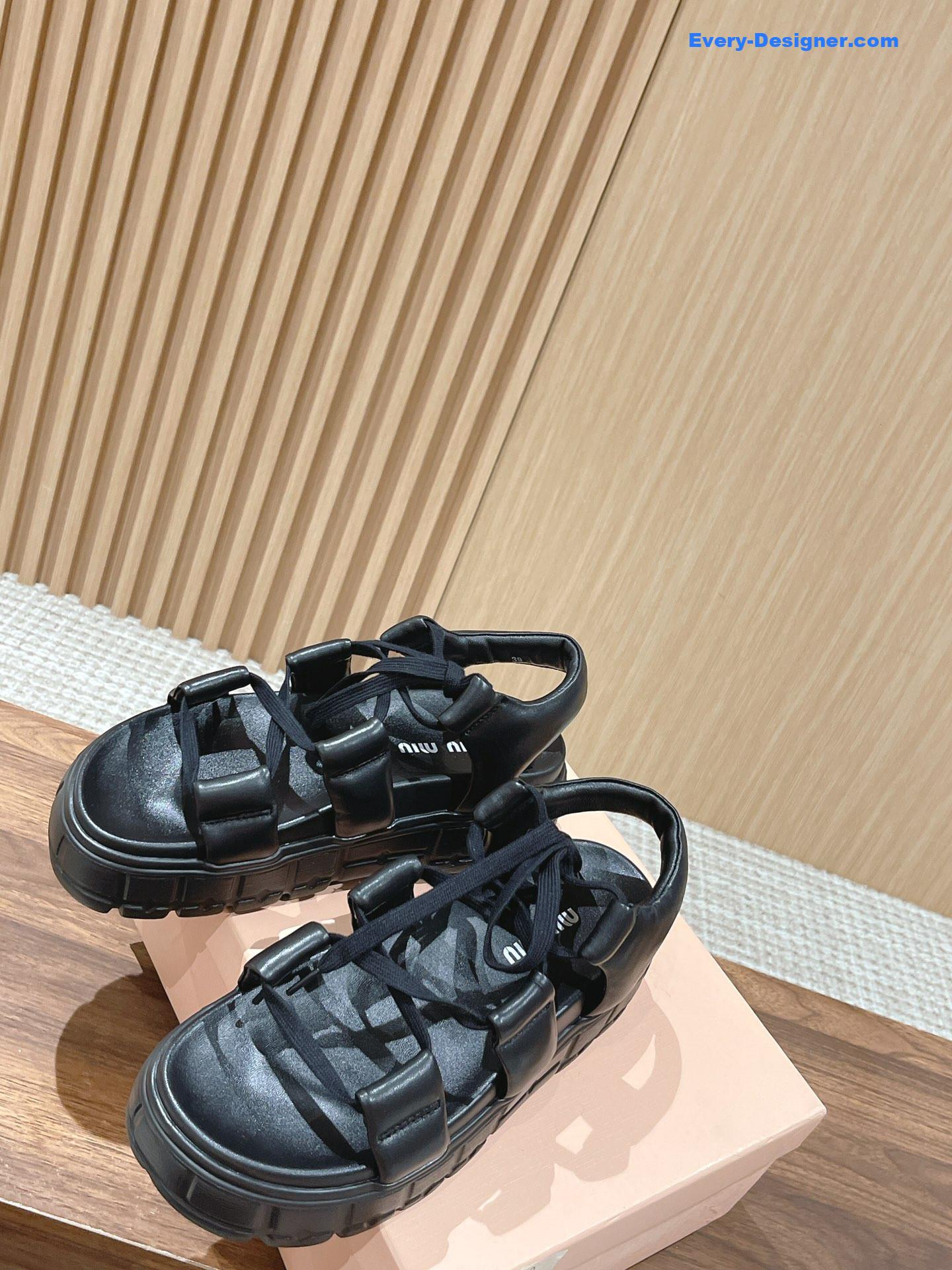 M1um1u spring and summer new casual strappy sandals