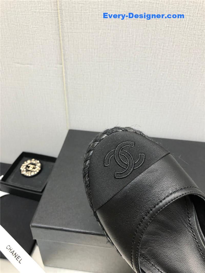 CC Mary Jane hollow wedge sandals
