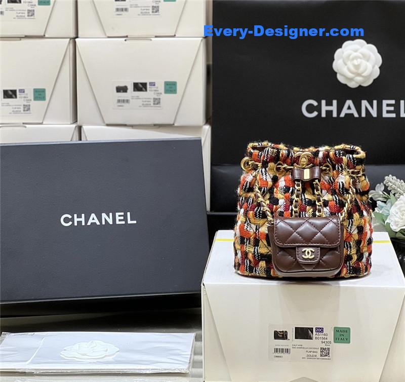 Ch**el bucket double backpack