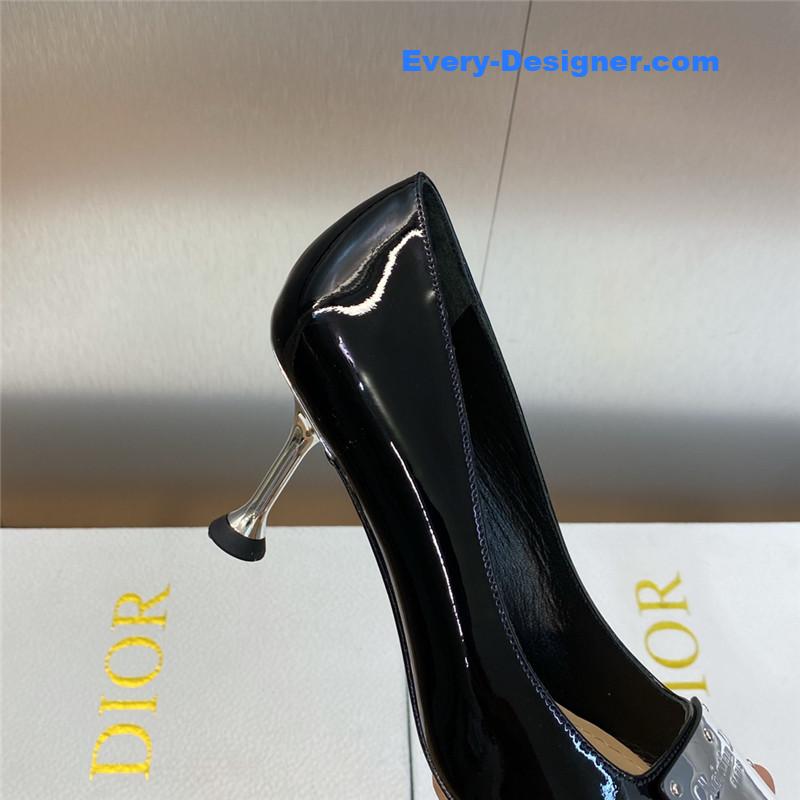 D10r cd letter logo high heel sandals