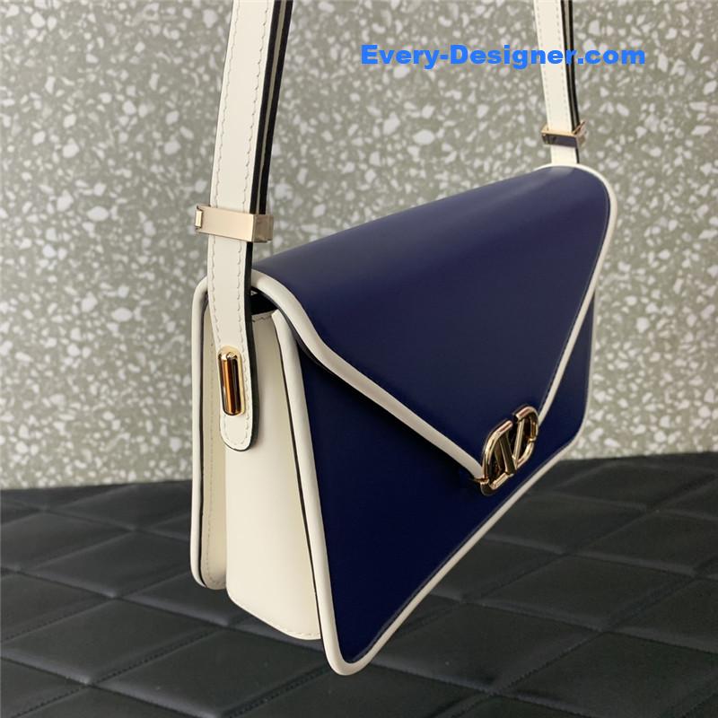 Va1e*ntin0 garavani letter leather shoulder bag