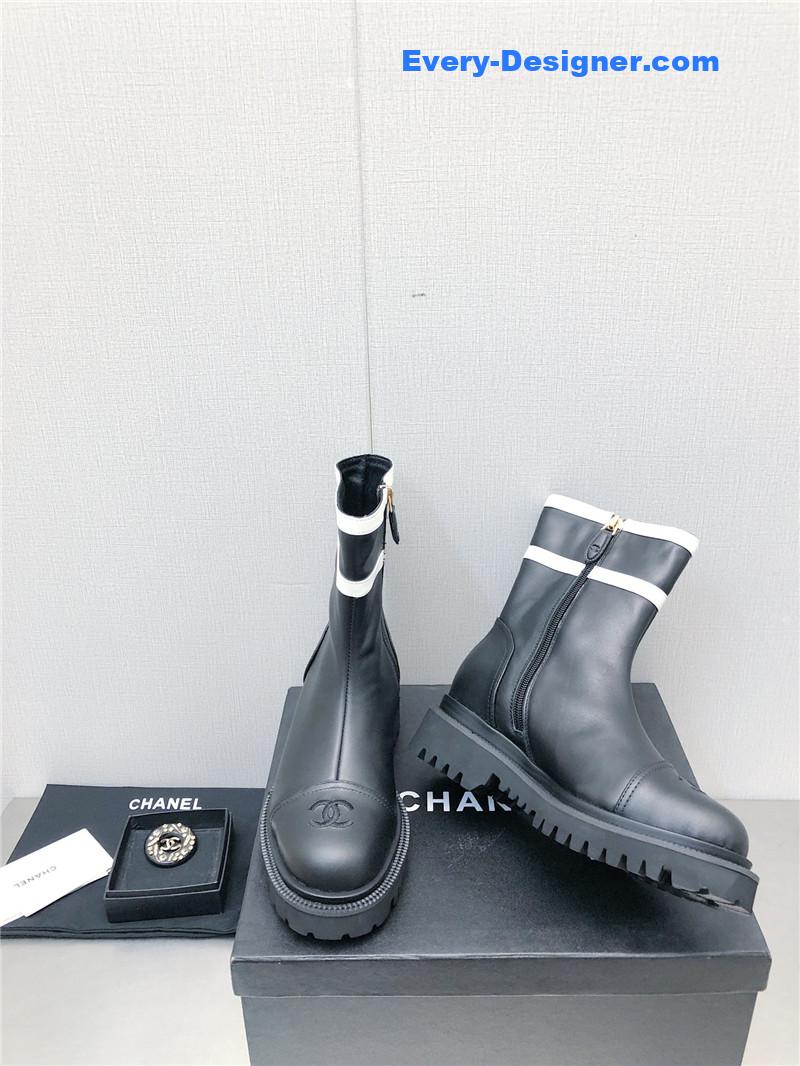 CC classic c embroidery ankle boots