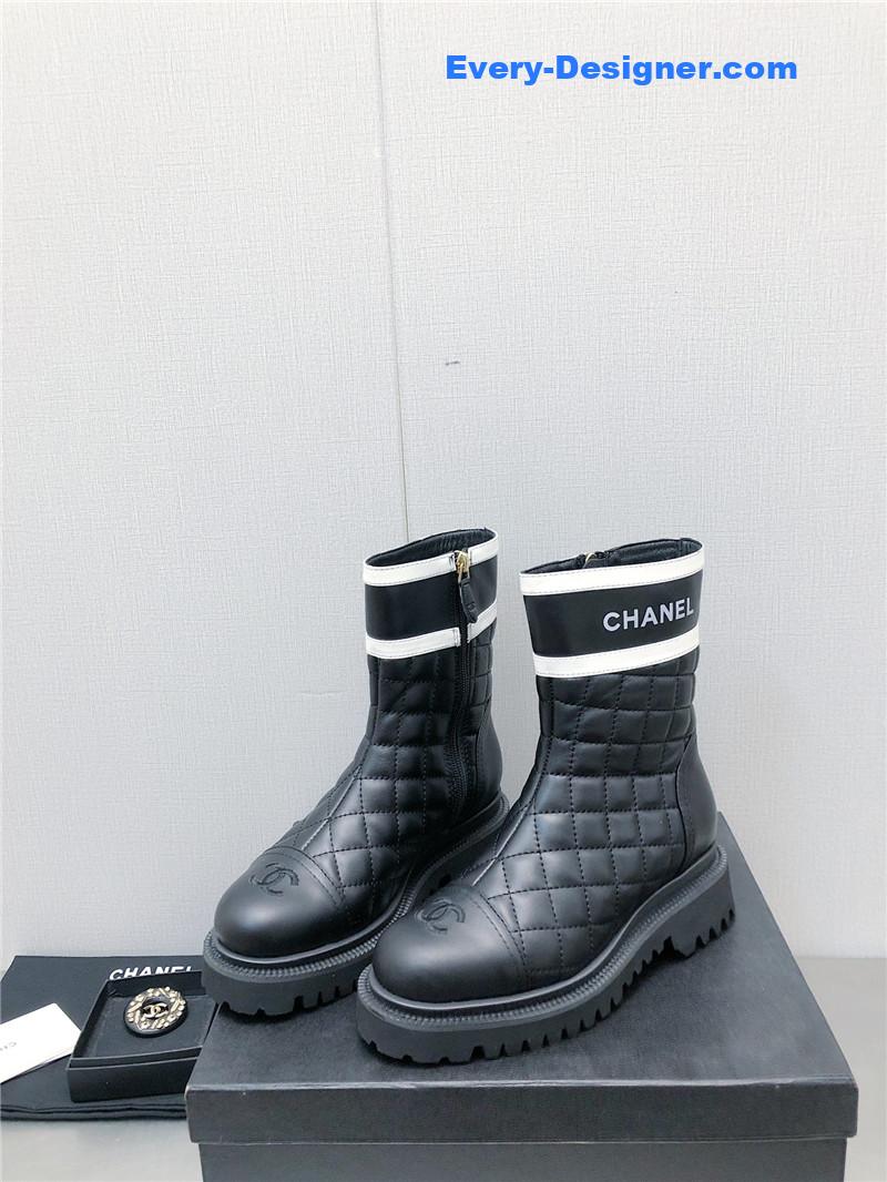 CC classic c embroidery ankle boots