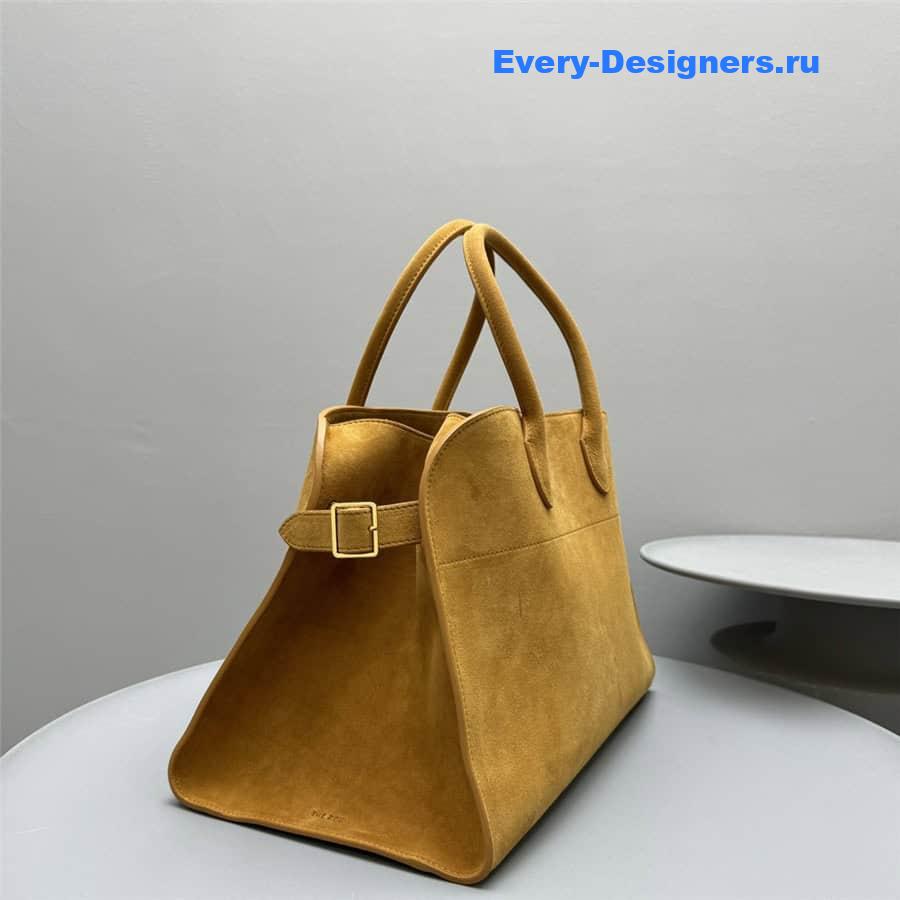 The R0w soft margaux 15 bag in yellow suede