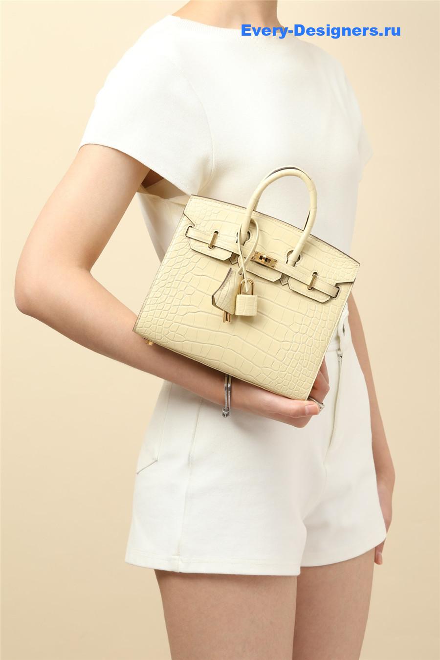 H**me5 birkin kelly 20 alligator bag