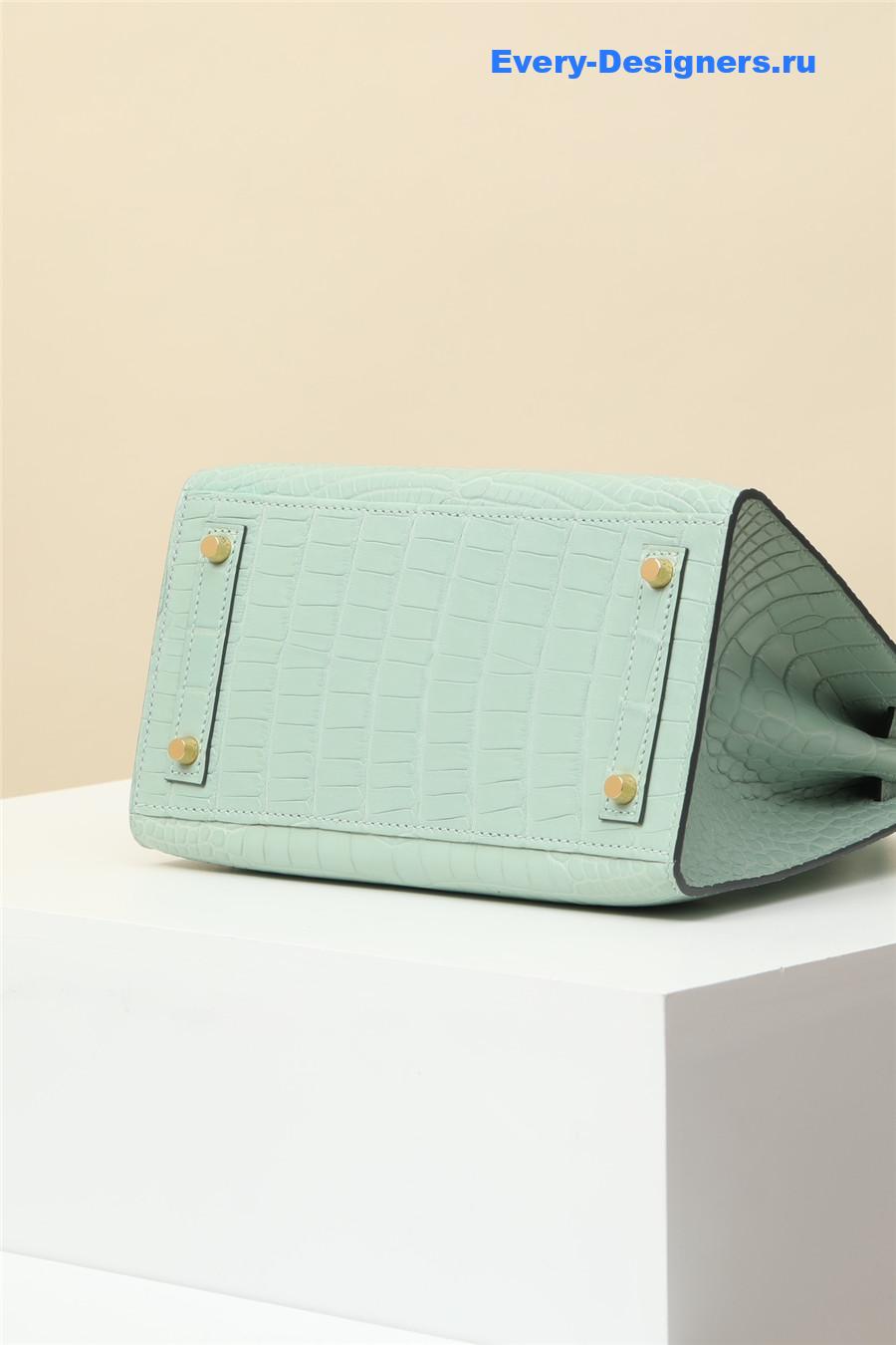 H**me5 birkin kelly 20 alligator bag green