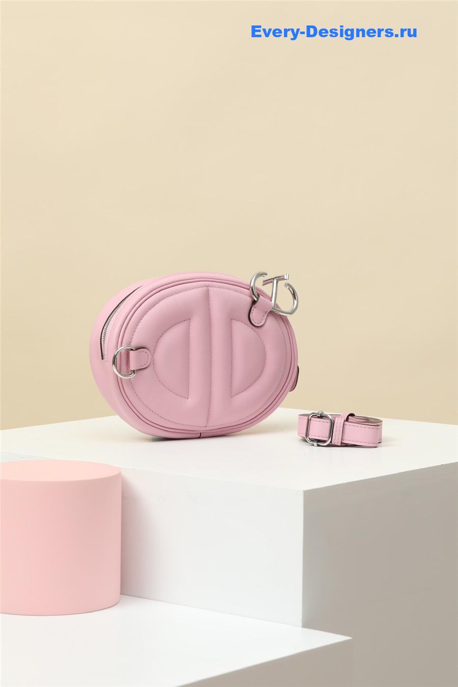 H**me5 in the loop belt bag pink