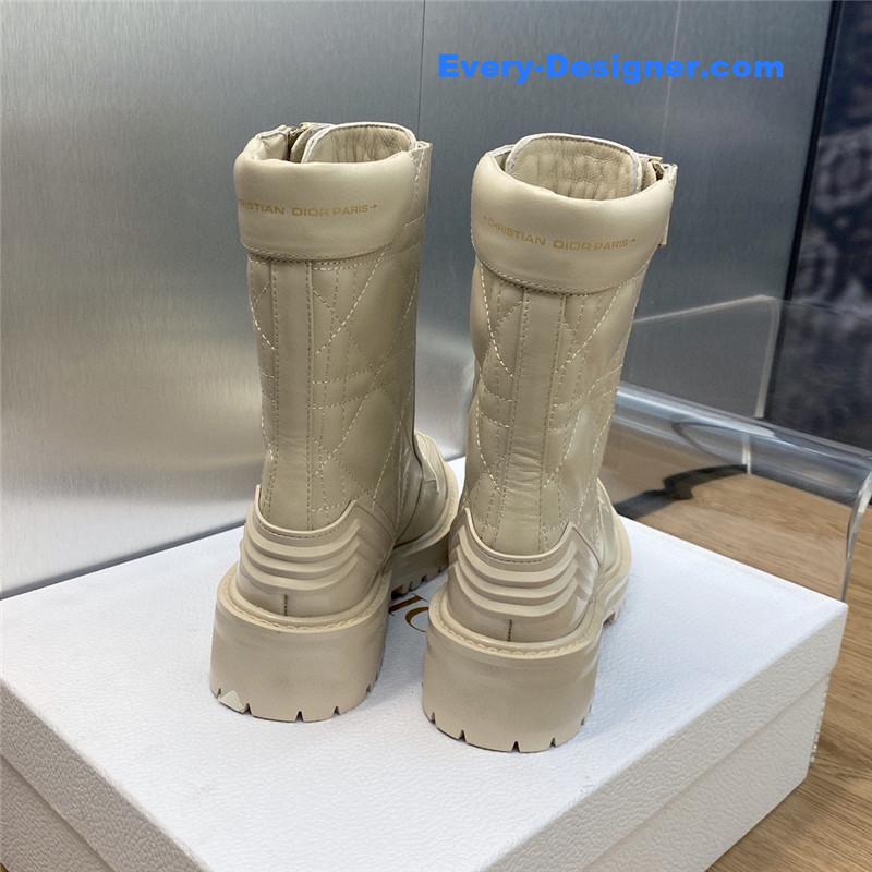 d10r d-leader logo D1am0nd embroidered martin boots