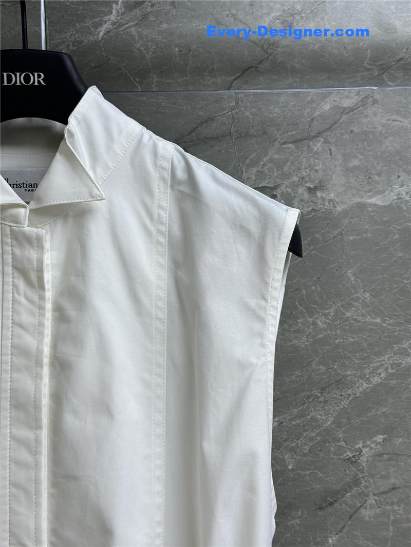 D10r sleeveless shirt dress