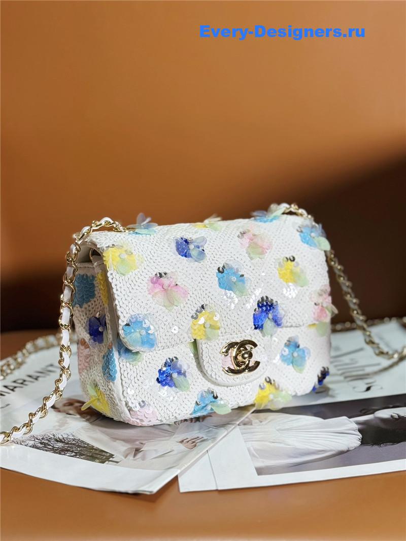 Ch**el limited sequin bag cf bag