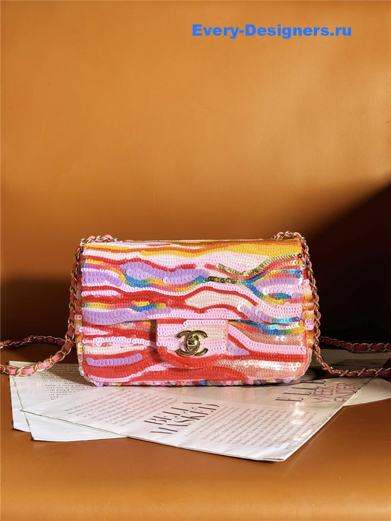 Ch**el limited sequin cf bag