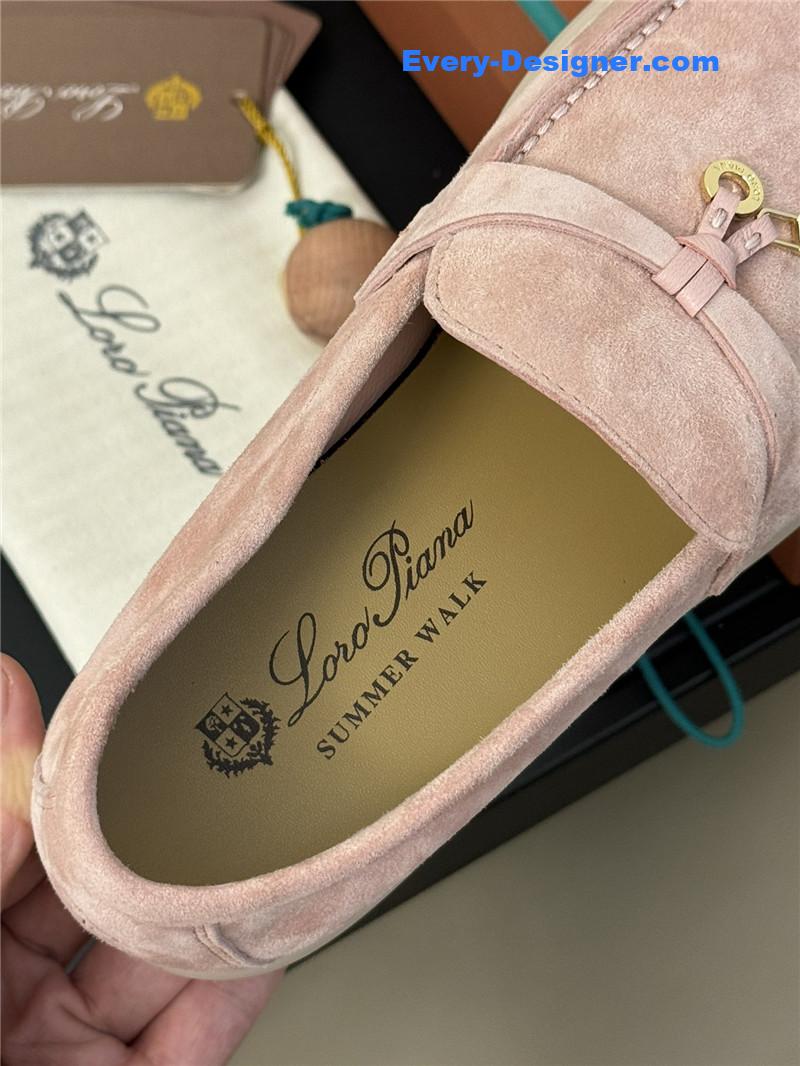L0r0 P1ana walk cashmere loafers