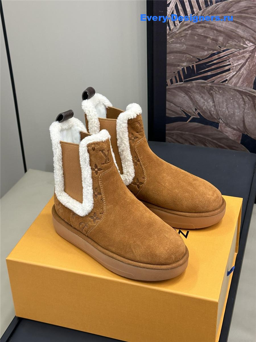 l0vis Vvtt0n lv brown platform fur boots