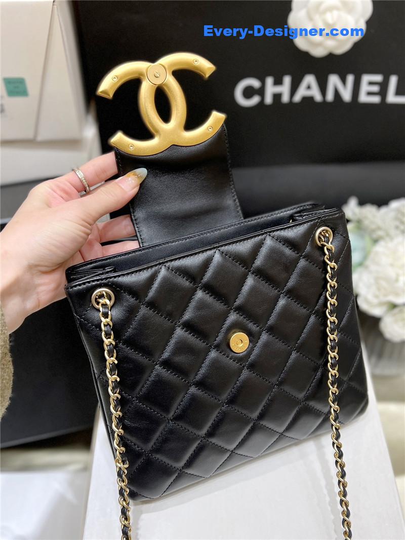 Ch**el logo retro tote bag