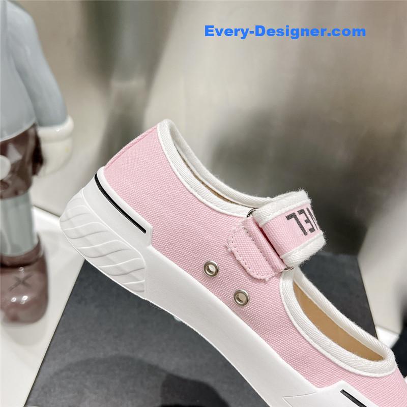 CC second-hand Velcro platform canvas shoes